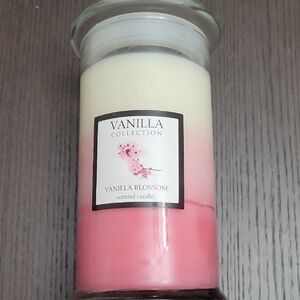 Vanilla Collection Vanilla Blossom Scented Candle 15oz Large Tall Scented Candle
